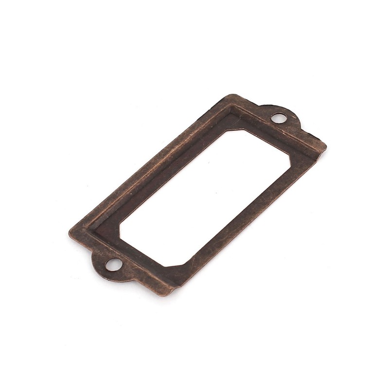 Sourcingmap 70mmx33mm Cabinet Shelves Drawer Name Card Label Holder Frames