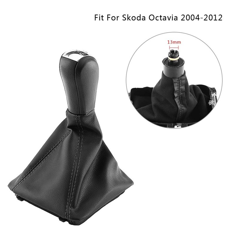 Suuonee Knob Gaiter, 5-Speed Car Gear Knob Gear Lever Boot