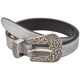 Kaporal Women's Belt-Model LINY-Colour Silver-Size 75, 75 cm