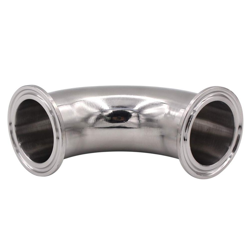 DERNORD 1-1/2" Tube OD Elbow 90 Degree Sanitary Pipe Fitting