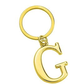 Freedale Gold Letter A-Z Keychain for Women Men Purse Handbags Metal Alphabet Initial Letter Key Ring Novelty-keychain (G)