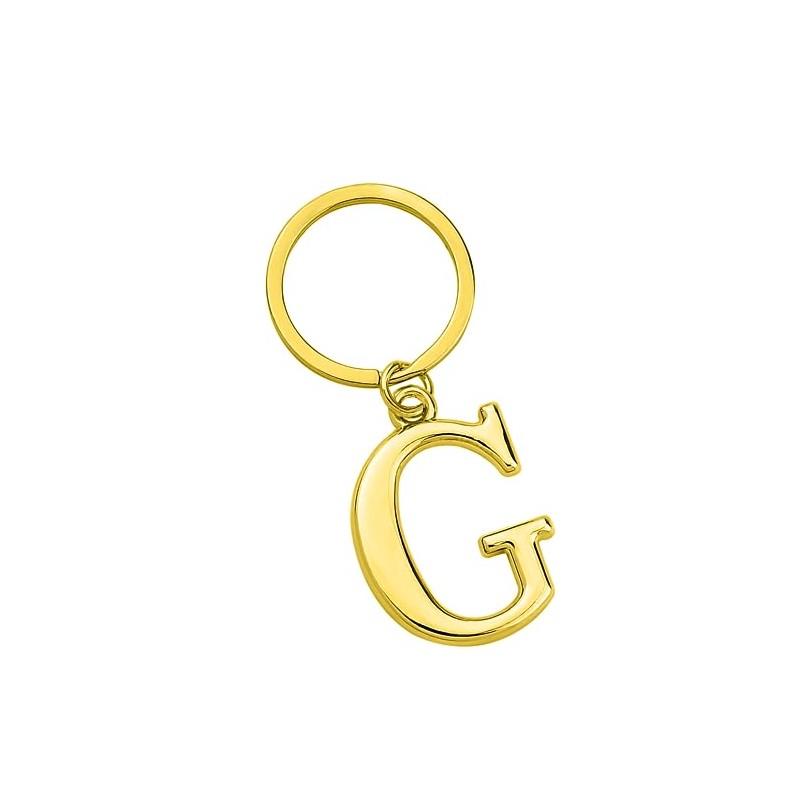 Freedale Gold Letter A-Z Keychain for Women Men Purse Handbags