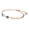 Pulsera Oro Rosa Con Ojo Turco Y Zafiro Protección Elegante