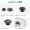 Pot Lid Knobs Replacement Set of 4 Heat Resistant Plastic