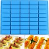 EPYHREHM 40 Cavity Narrow Rectangle Silicone Chocolate Molds Chocolate Bar