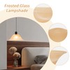 lianheng Glass Bowl Shade Replacement for Torchiere Floor Lamp, Standing