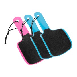 WOONEKY 3Pcs U Shaped Double Sided Foot File Curved Tool for Dead Skin Removal Durable and Easy to Clean for Home and Travel Foot Care