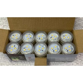 Mata Leon Mini Waterproof Battery LED TeaLight 20pcs 1.2" Battery Powered LED Puck Warm