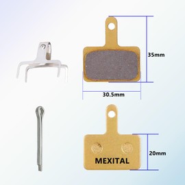 MEXITAL Bicycle Brake Pads for Shimano Acera M3050 M375 M416 MT200 400 Alivio M395 446 Altus M315 365 BR-M355 M415 M575 Deore Nexave BR TEKTRO HD MD ALHONGA HJ HJ HH