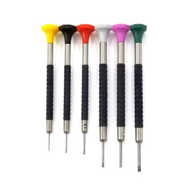 TIMELAB Watch Jewelry Repair Tool Screwdriver Set FLAT HEAD blades 6PC-Made in Korea