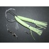 SUPER CATCH LUMO SQUID RIG LURE 2 x 10/0 HOOKS BOAT WRECK NORWAY 150LB LINE