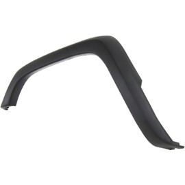 Evan Fischer Fender Flares Compatible with 1997-2001 Jeep Cherokee Textured Black Front, Driver Side Partslink CH1268109