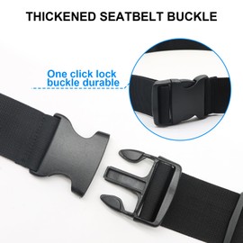 Yasdyri Wheelchair Safety Belt 60" Adjustable Length Wheelchair Safety Harness Anti-Fall Wheelchair Seat Belt Restraints Safety for Elderly, Adults, Child