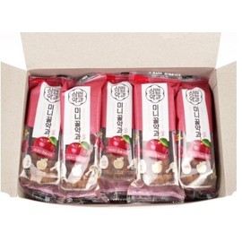Apple flavored Yakgwa Korean Honey Cookies 0.2lbs x 10Packs 삼립 사과 미니꿀 약과 [KOTASTIC]