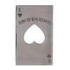 Something Different 15 x Playing Card Bottle Openers, Silver, One