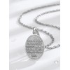 CELESTIA St Christopher Medal Necklace for Men Women Saint Christopher