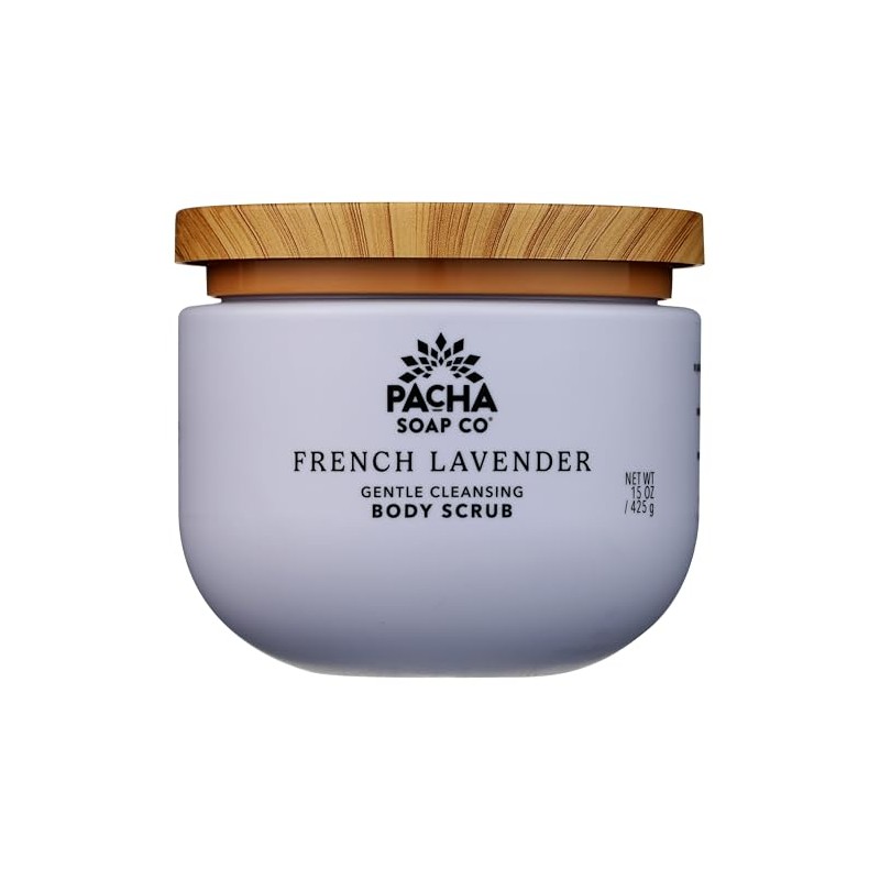 PACHA SOAP French Lavender Body Scrub, 15 OZ