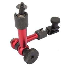 ViaGasaFamido Anytime Tools Test Indicator Flexible Arm, Adjustable Universal Magnetic Metal Base Holder Stand, for Digital Dial Test Indicator,Other measuring tools