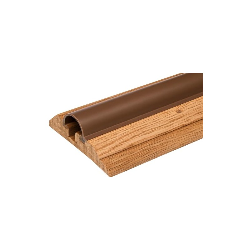 36" Adjustable Oak Threshold with Vinyl Seal – 3 1/2"