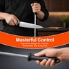 Honing Steel 31.5cm, Stainless Steel Sharpening Rod with Non-Slip Handle