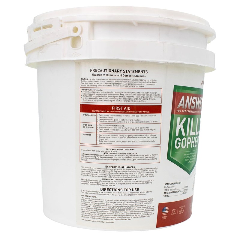 Answer Pocket Gopher Control Bait – 10 lbs Bulk Rodenticide