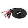 LiuTian Mono Phone x 2-RCA Pin Audio Cable RCA Cable