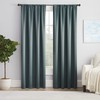 Eclipse 15061054X084RVB 54-Inch by 84-Inch Solid Single Curtain Thermapanel, River