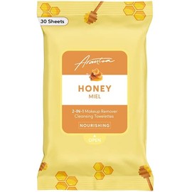 HONEY 2 IN 1 MAKEUP REMOVER CLEANSING TOWELETTES ARANTZA COSMETICS