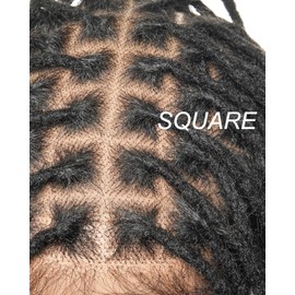 JALIZA Full Lace Wig Cap Lace Braided Wig Base for Women and Men,Ombre Brown