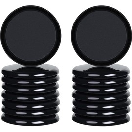 16 PCS Furniture Movers Sliders for Carpet, 3.5" Round Reusable Furniture Moving Pads, Carpet Sliders for Moving Heavy Table Desk Bed Sofa Fridge Couch Cabinet, Move Items Quickly and Easily (Black)