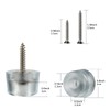 Pack of 16 Furniture Feet, Rubber Buffer for Audio Chairs,