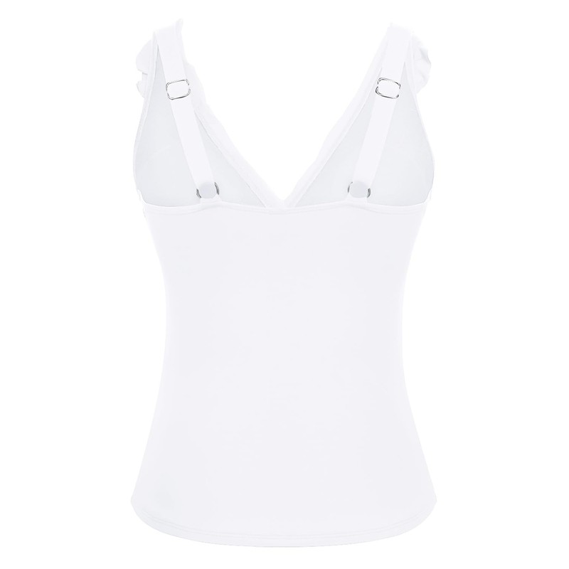 Yonique - Traje de baño tankini para mujer, solo con