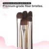 Eyeshadow Brush Set, 5Pcs Eye Makeup Brushes with Blending &