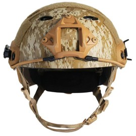 DLP Tactical Impax Extreme Bump Helmet with Accessory Mounts (Digital Desert)
