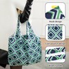 GAUENEEN 4 Pcs Reusable Grocery Bags, Foldable Shopping Bags Heavy