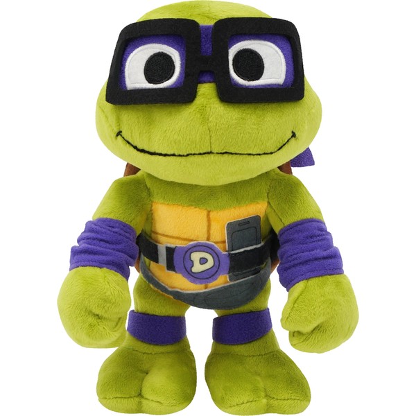 TEENAGE MUTANT Ninja Turtles Mutant Mayhem - 20 cm Donatello Plush Toy for Cuddling and Playing, Great Gift for TMNT Fans from 3 Years, HRC80