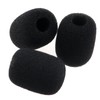 KKUANG 30PCS 30x22x8mm Black Portable Amplifier Foam Cover Clip on