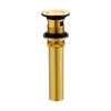 Luxier DS04-TG 1-1/2 in. Brass Bathroom and Vessel Sink Push