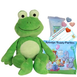Frog - Plush Soft Toy - 16 inch/ 40cm - Build make your own Teddy Bear Kit - no sewing