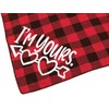 Pack of 2 Dog Bandana Valentines Day - Reversible Buffalo