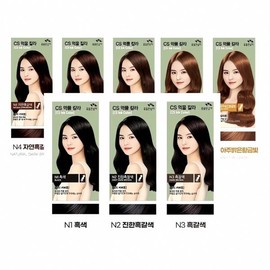 Man with Flowers Gray Hair Cover Hair Dye Hair Care Prevent Color Change Product Care Natural Pigment N1 Black / 꽃을든남자 새치커버 염색약 헤어 염색 제 모발 관리 색상 변환 방지 제품 케어 자연 색소 N1흑색