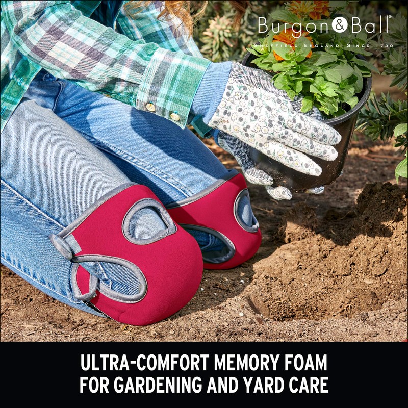 Burgon & Ball, Berry GKN/KPADBERRY Memory Foam Garden Kneelo Knee