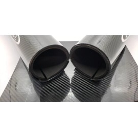 Moto-Junkeez Fork Guards Covers Protectors +2 Upper Decals Black Kawasaki KX 85 125 250 500