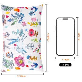 LeoreHu Kids Lunch Nap Pillow Mini Car Pillow Adult Neck Pillow Auxiliary Pillow Versatile Mini Pillow (Rabbit Flower)