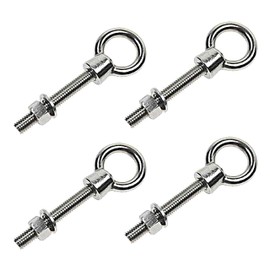 Stainless Steel Shoulder Eye Bolts - Type 316-1/4" x 4" L
