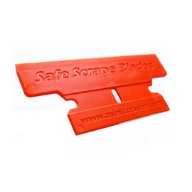 MINISCRAPER Plastic Razor Blades,T-2 Blade 50% Wider 10 Pack