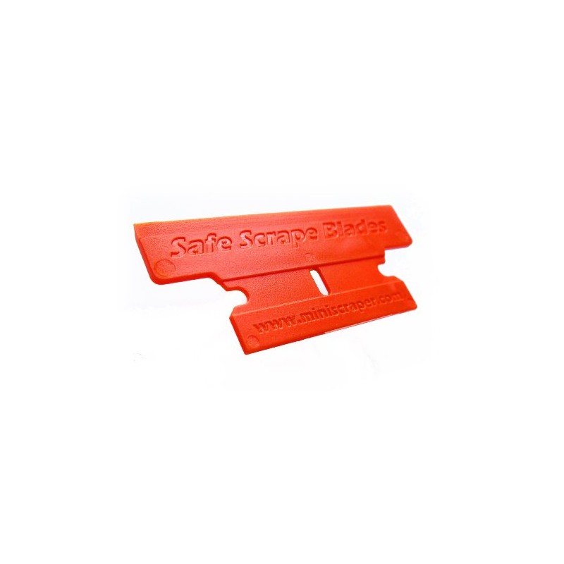 MINISCRAPER Plastic Razor Blades,T-2 Blade 50% Wider 10 Pack