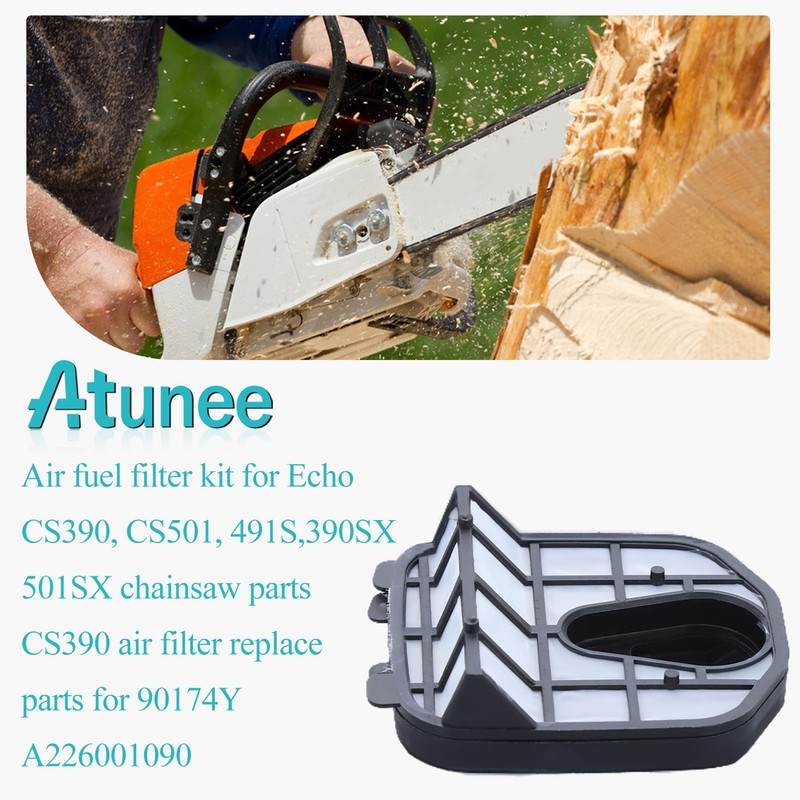 Atunee A226001090 CS490 Air Filter for Echo CS390 CS-490 CS-4910
