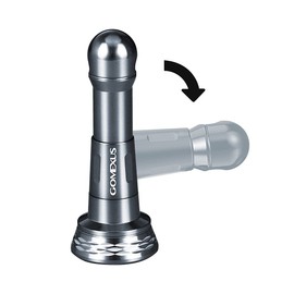 Gomexus R6 Reel Stand, 1.9 inches (48 mm), Spinning Reel, Protective, Daiwa (Daiwa), Shimano Exist, Twin Power, Stella, Suitable for Existing Twin Power, Stella, Compatible with 0.2 oz (7.9 g), Ultra Lightweight, Foldable, Hook Hook, Reel Case Storage, F