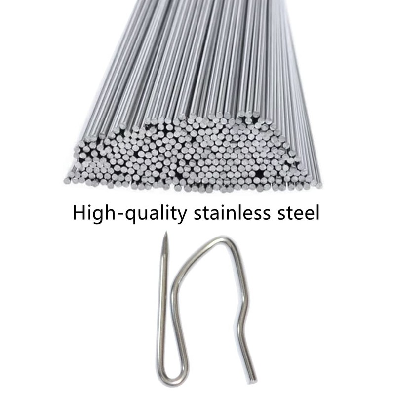 100 PCS Stainless Steel Curtain Hook Pins,Drapery Pin Hooks